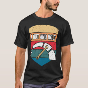 T-shirt Voiture de réparation Humour mécanique à écrou et
