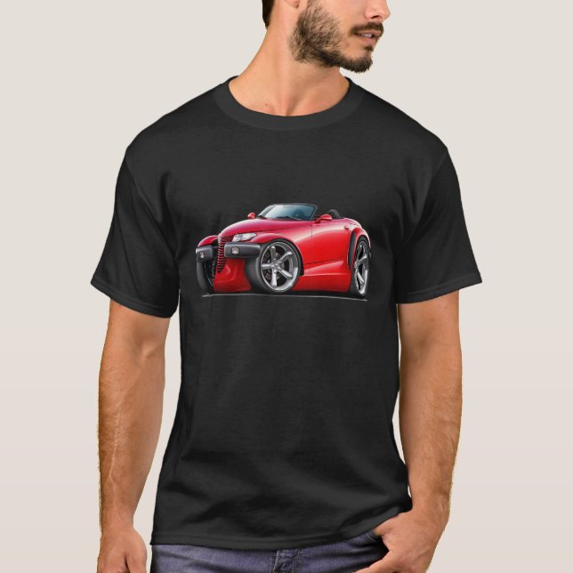 T-shirt Voiture de rouge de rôdeur (Devant)