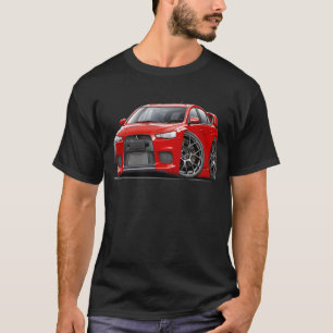 T-shirt Voiture de rouge d'Evo