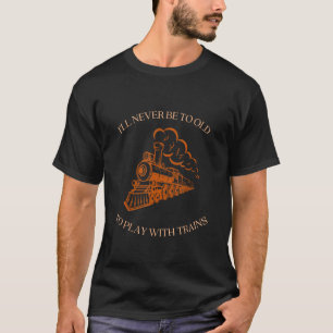 T-shirt Voiture de rue de train de câble modèle de train
