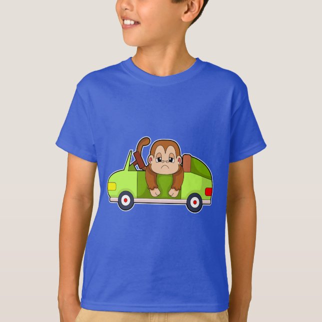 T-shirt Voiture de singe (Devant)