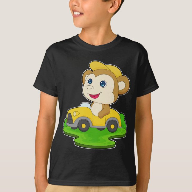 T-shirt Voiture de singe (Devant)
