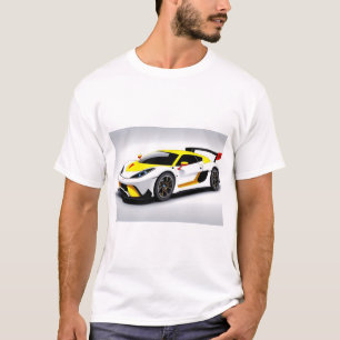 T-shirt Voiture de sport au design élégant et à l'esthétiq