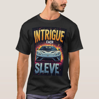 T-shirt Voiture de sport explosive