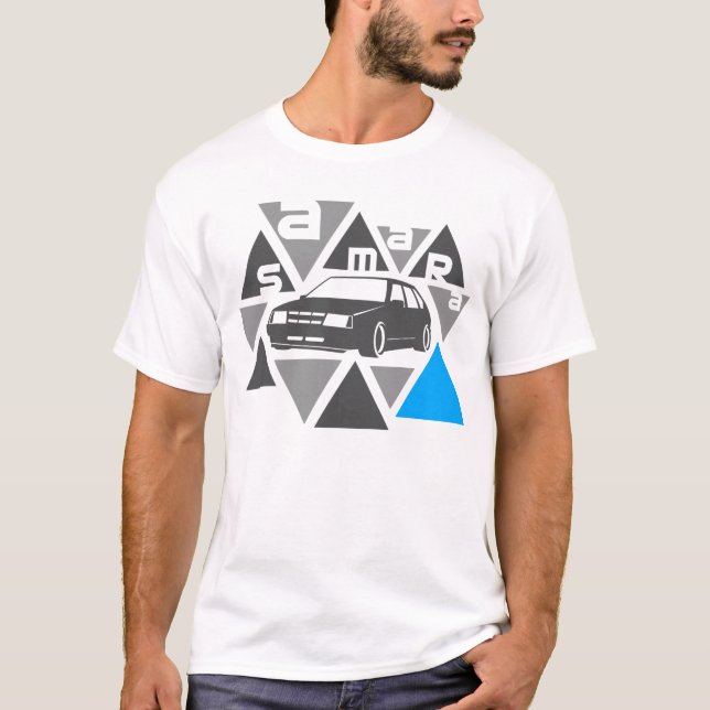T-shirt Voiture de triangle - samara (Devant)