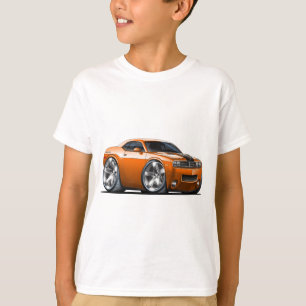 T-shirt Voiture Dodge Challenger Orange