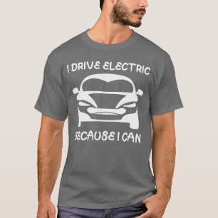 T-shirt Voiture électrique ECar Véhicule électrique fille