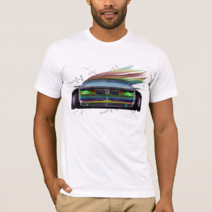 T-shirt Voiture instantanée de concept d'arc-en-ciel