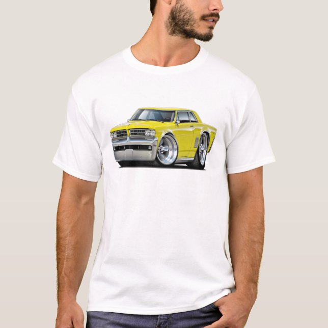 T-shirt Voiture jaune de 1964 GTO (Devant)