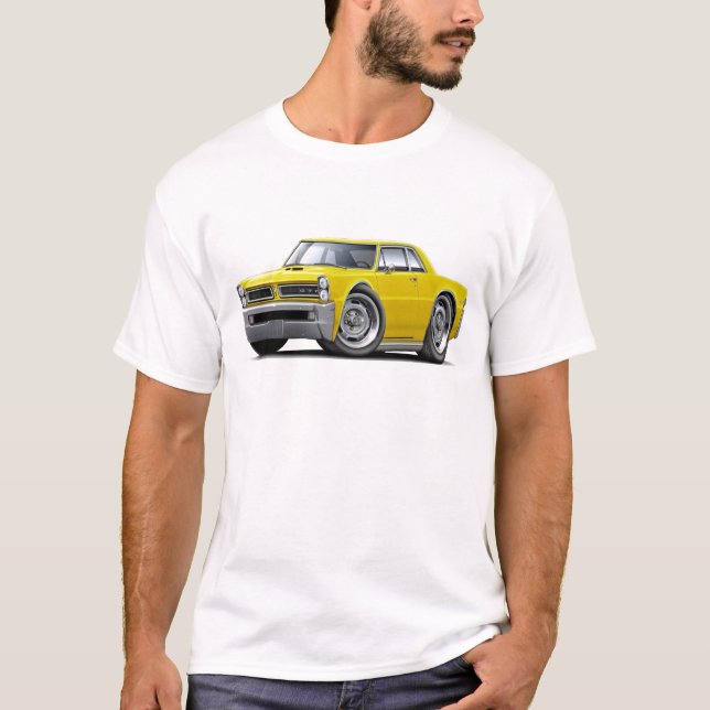 T-shirt Voiture jaune de 1965 GTO (Devant)