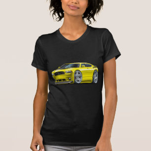 T-shirt Voiture jaune de Daytona de chargeur de Dodge