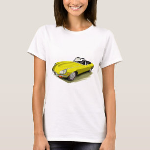 T-shirt Voiture jaune de Jaguar XKE
