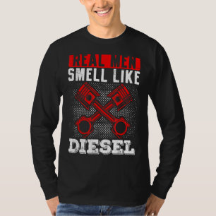 T-shirt Voiture Mécanique Fixer Les Véritables Hommes Sent