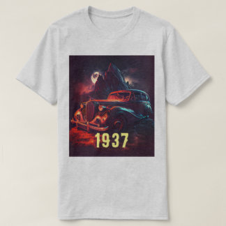 T-SHIRT VOITURE MIDNIGHT VINTAGE 1937