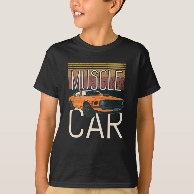 T-shirt Voiture musculaire (Devant)