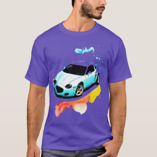 T-shirt Voiture rétro en mouvement ami