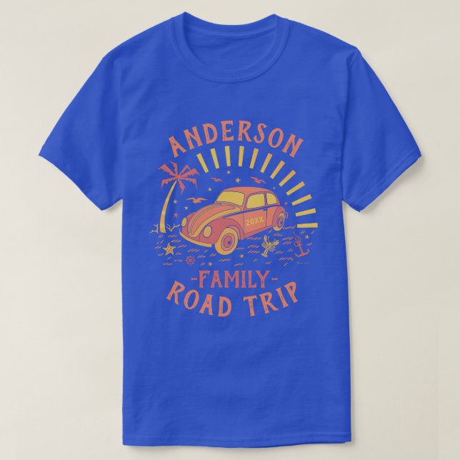 T-shirt Voiture V1 personnalisé par | de voyage par la (Design devant)