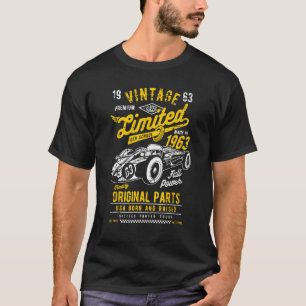 T-shirt Voiture vintage 60e Anniversaire 1963 60 Anniversa