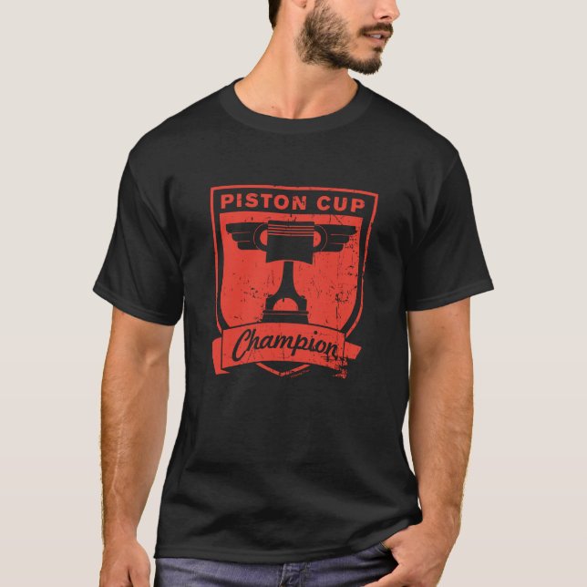 T-shirt Voitures 3| Champion de la Coupe Piston (Devant)