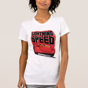 T-shirt Voitures 3 Éclair McQueen - Vitesse d'éclair