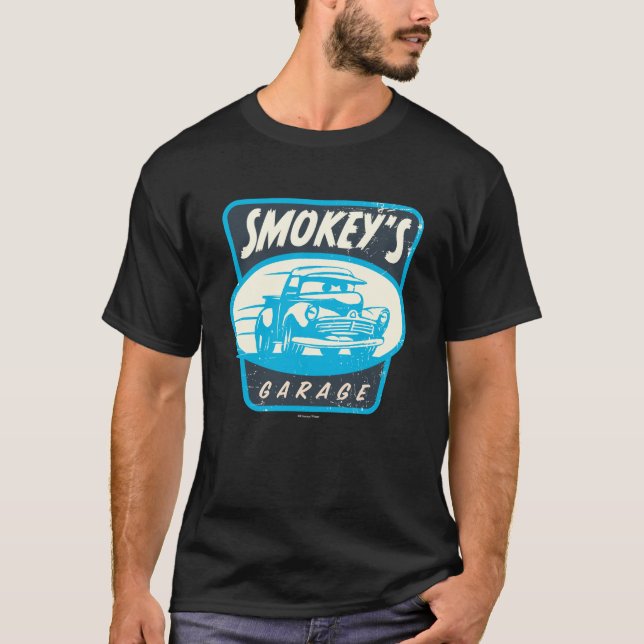 T-shirt Voitures 3| Le garage de Smokey (Devant)