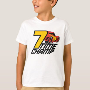 T-shirt Voitures 3  Lightning McQueen - 7 Time Champ