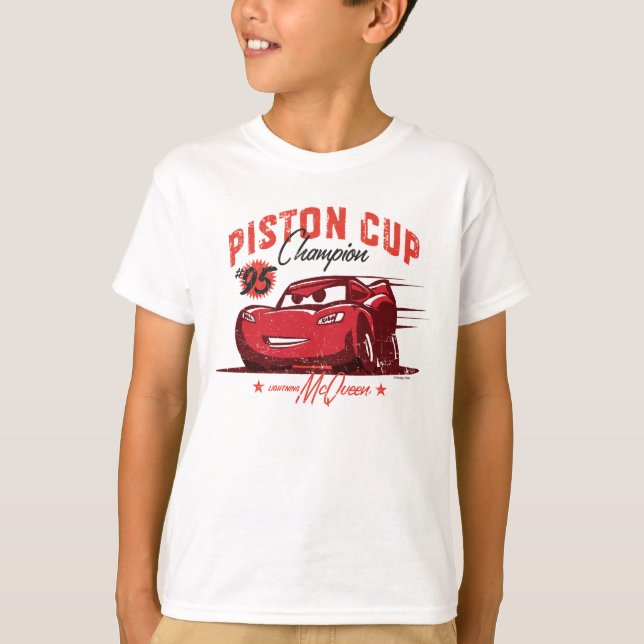 T-shirt Voitures 3 | Lightning McQueen - #95 Coupe Piston  (Devant)