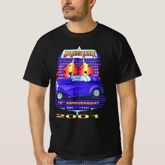 T-shirt voitures chaudes nuits d'août