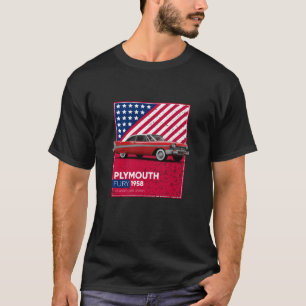 T-shirt Voitures classiques Plymouth Fury 1958