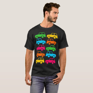 T-shirt Voitures colorées