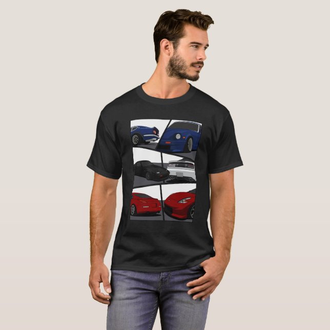 T-shirt Voitures de Z (Devant entier)