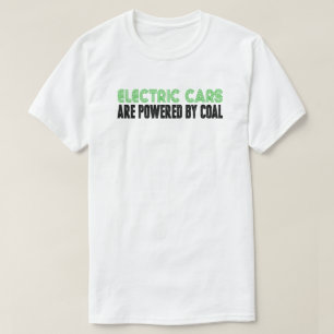 T-shirt Voitures Électriques Alimentées Par La Lutte Contr