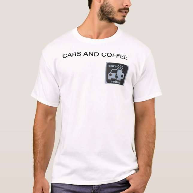 T-shirt Voitures et café (Devant)