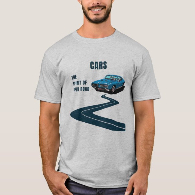 T-shirt Voitures : L'esprit de la route ouverte | F1 | Mot (Devant)