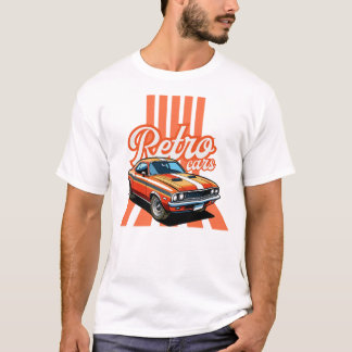 T-shirt voitures rétro vintage classiques