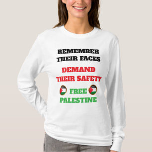 T-shirt Voix de la Palestine - L'humanité pleure pour la j