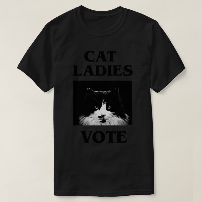 T-shirt Voix des dames du chat (Design devant)