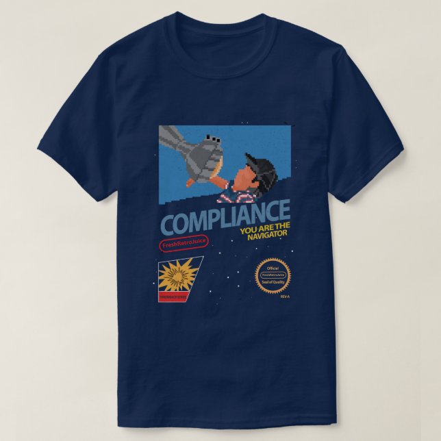 T-shirt Vol de conformité du Navigateur (Design devant)