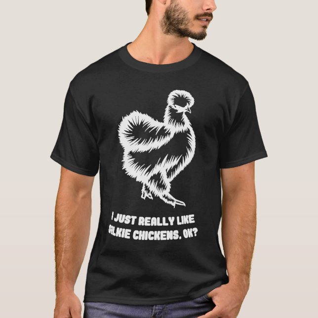 T-shirt Volaille d'éleveur de poulets de soie (Devant)