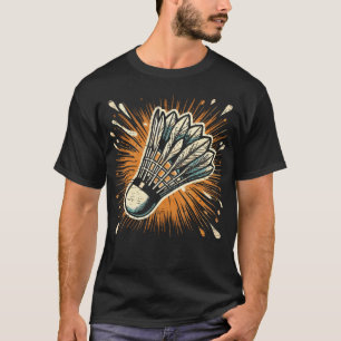 T-shirt Volant de badminton Splash Art