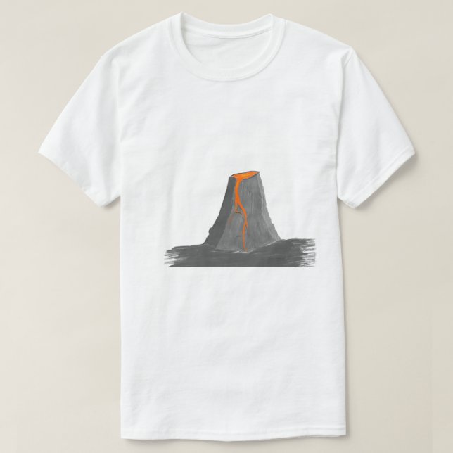 T-shirt VolcanoDrawing (Design devant)