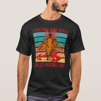 T-shirt volcanologie géologie volcanologie géologie volcan