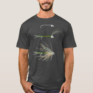T-shirt Volée de truite Brown Pêche Volée Mouches volantes