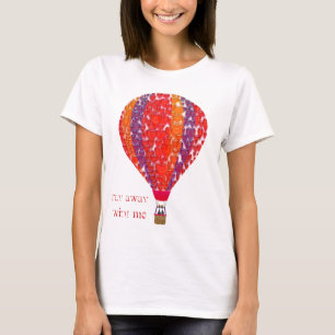 T-shirt Voler avec moi ballon