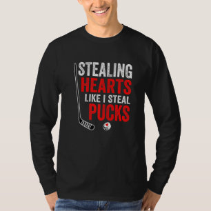 T-shirt Voler le cœur comme je vole des rondelles Saint-Va