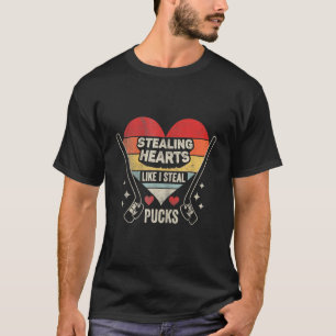 T-shirt Voler le coeur Comme je vole les canettes Valentin