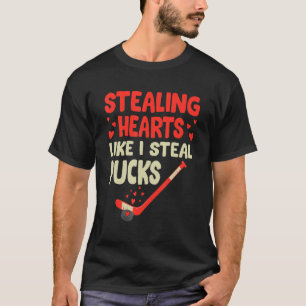 T-shirt Voler le coeur Comme je vole les canettes Valentin