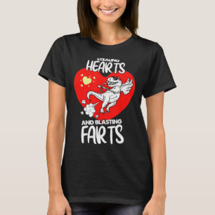 T-shirt Voler les cœurs et faire éclater des pets Citation