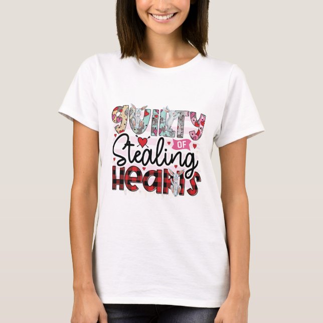 T-shirt Voler les coeurs Tee - shirt pour les femmes (Devant)