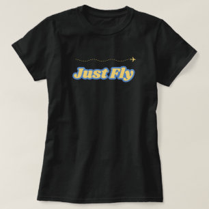 T-shirt Voler Vintage Typographie Aviation